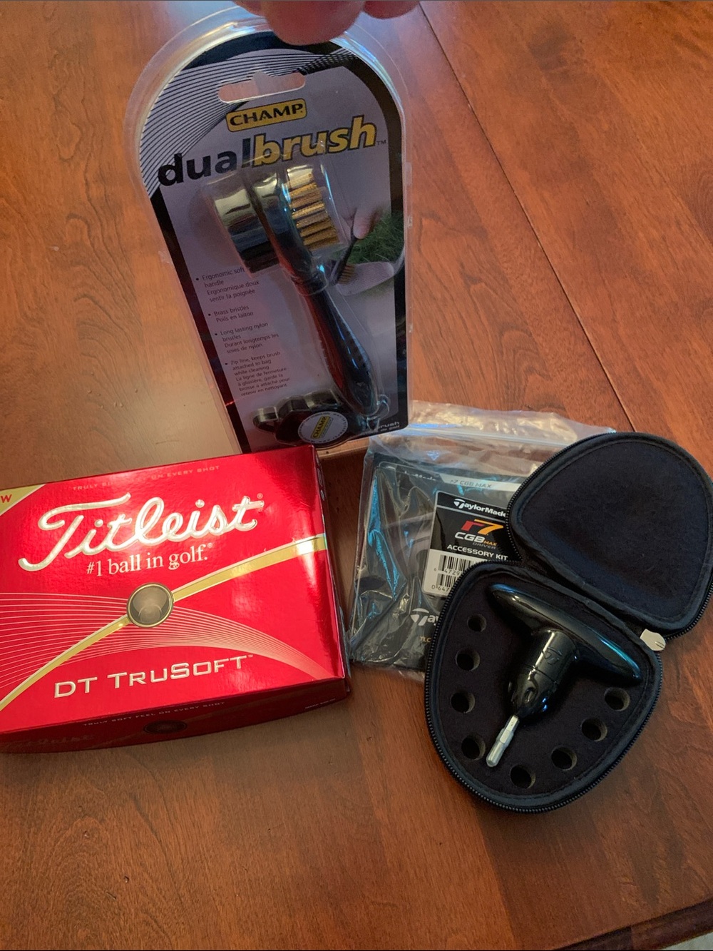 Golf Bundle NIB Titleist Collectible Golf Balls, CHAMP Brush, TM Torque Wrench - Picture 1 of 14